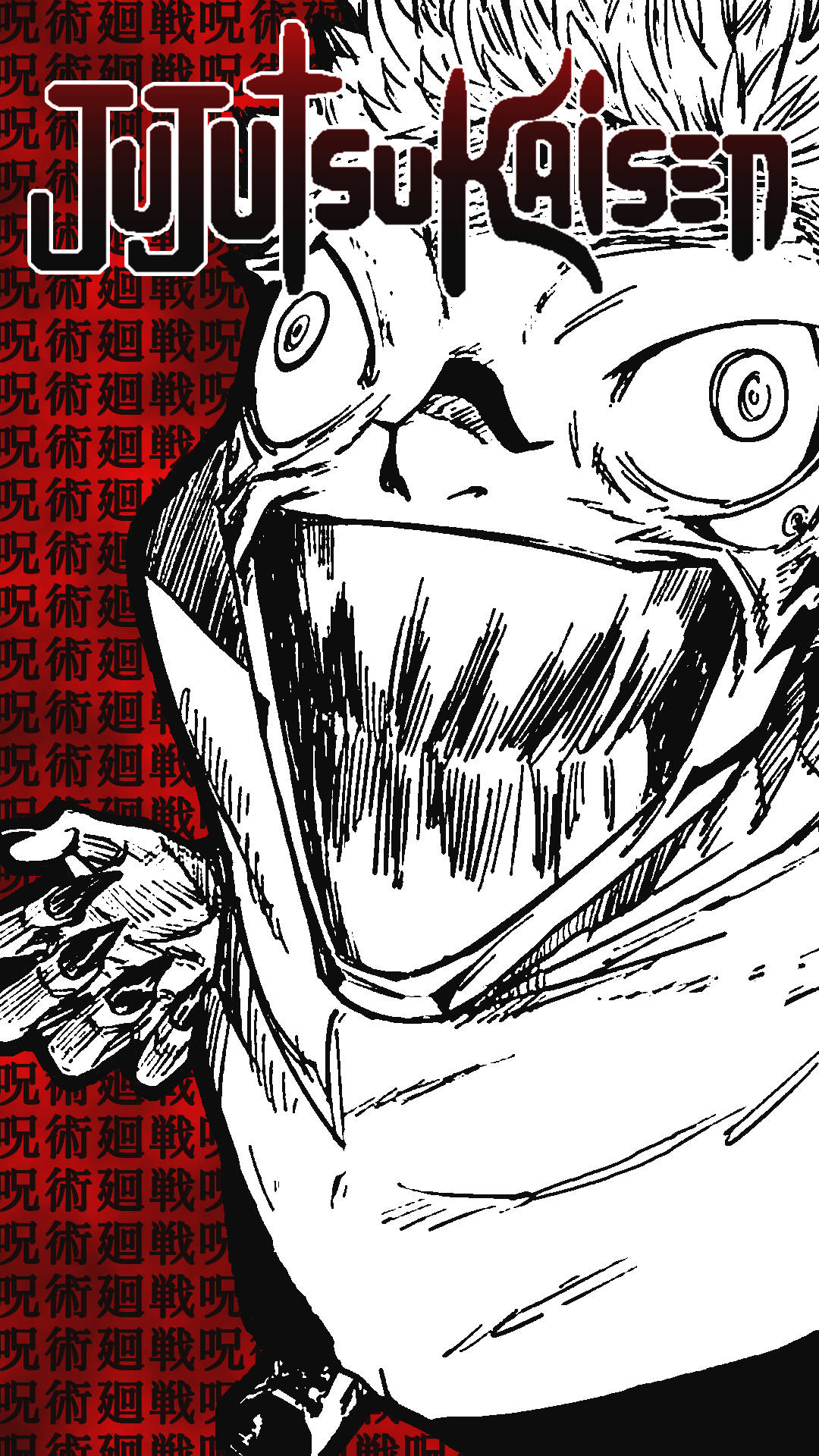 Jujutsu Kaisen hullu Sukuna -taideteostaustakuva