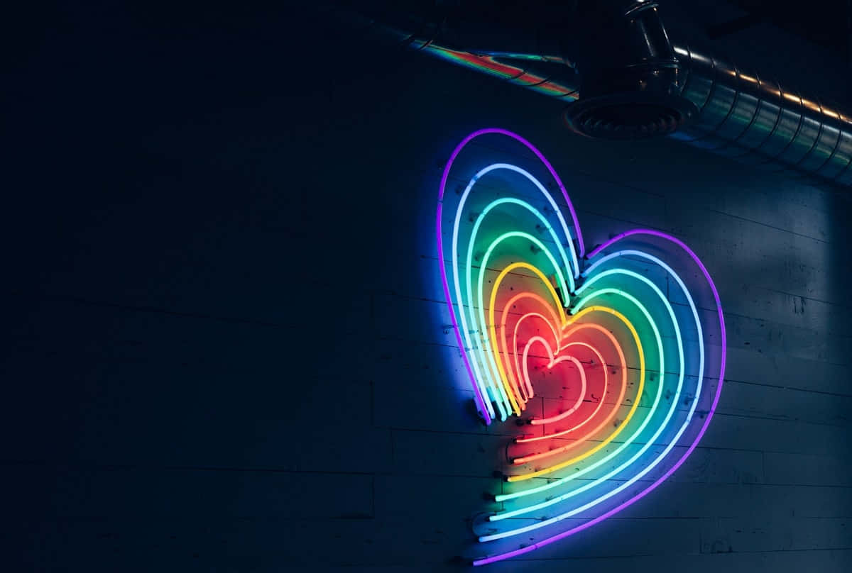 Kauneus kohtaa teknologian tässä tyylikkäässä neon sinisessä estetiikassa Taustakuvat