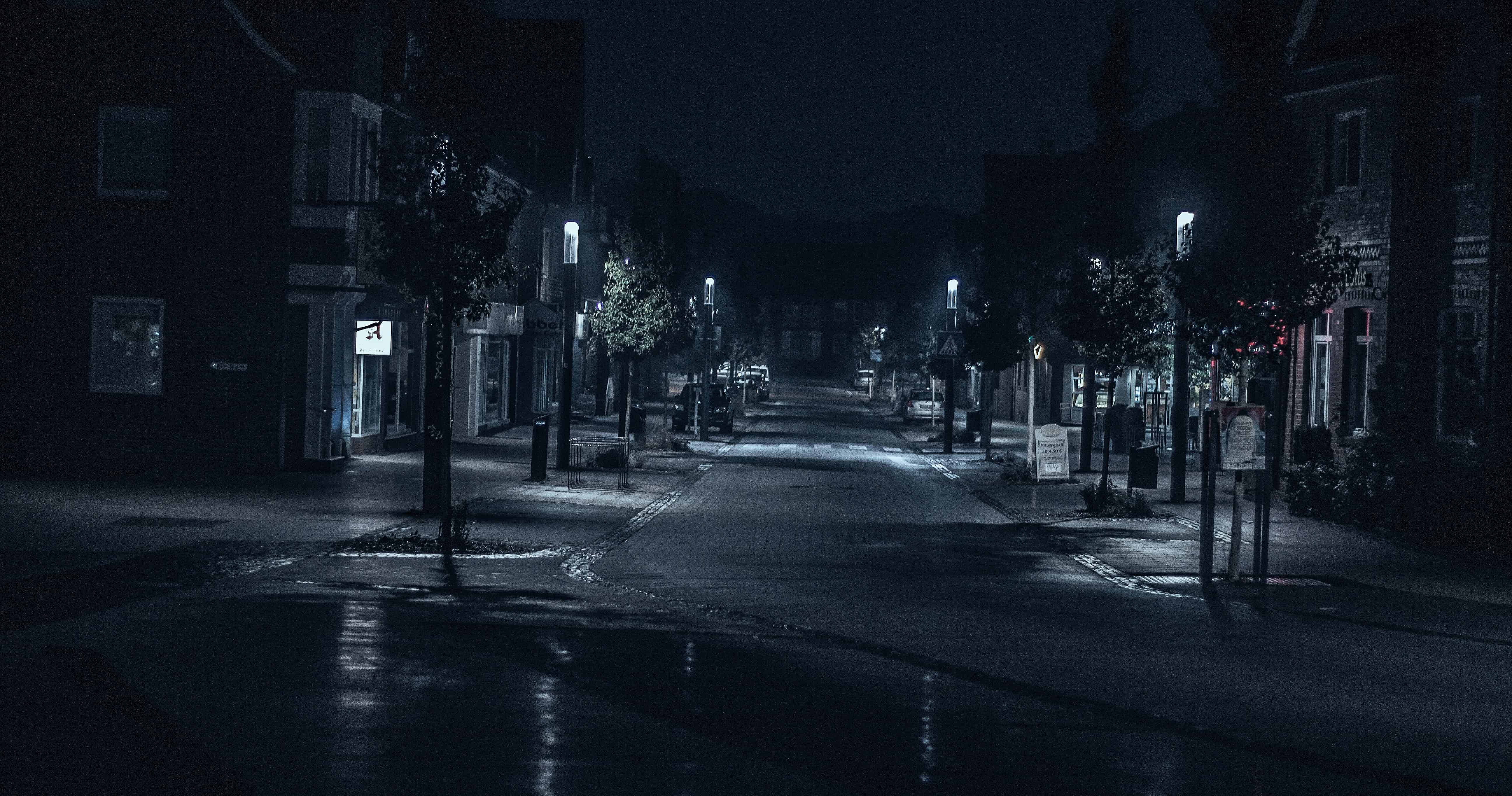 Kauniit pimeät yökadut Taustakuvat