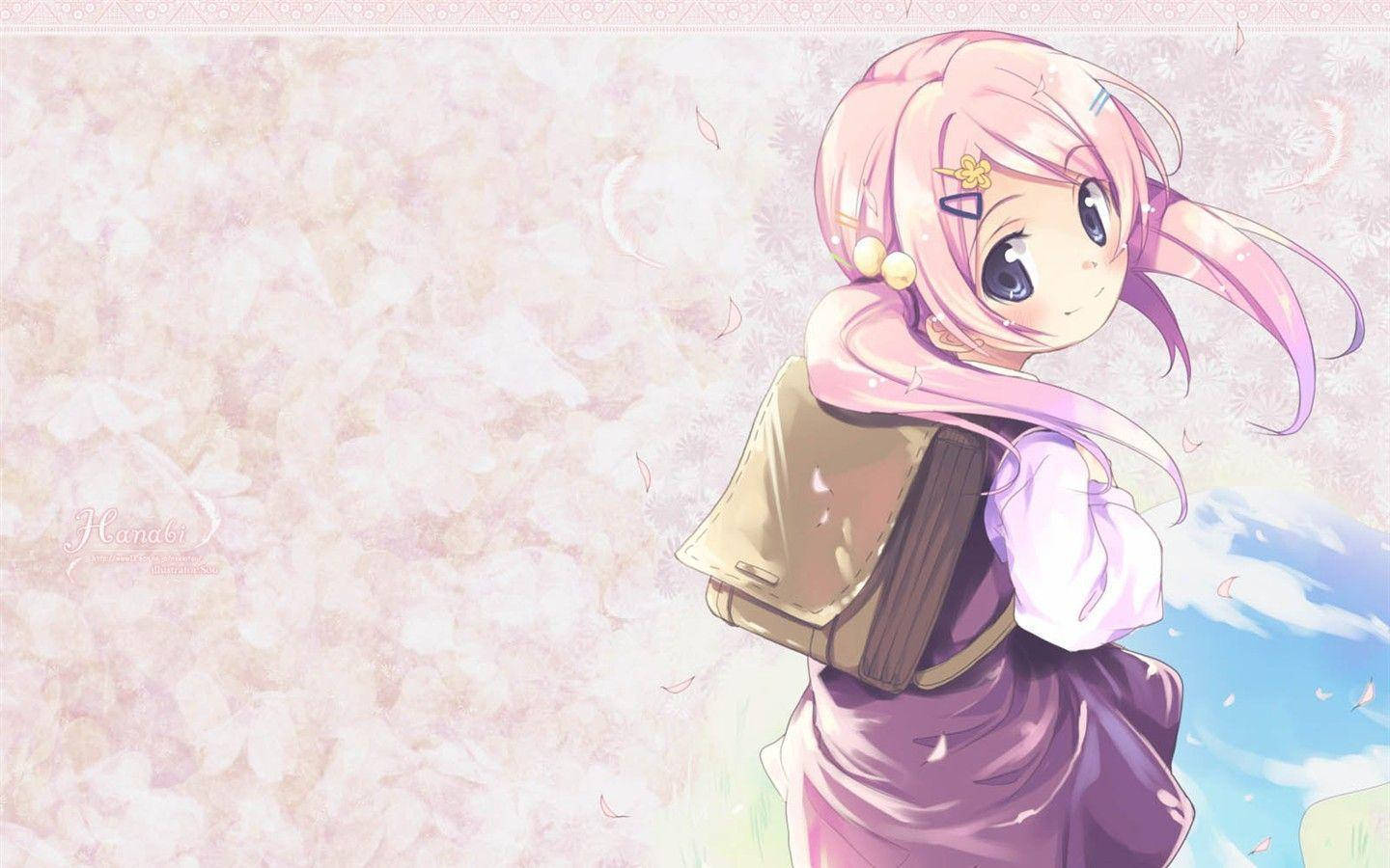 Kaunis Anime-koulutyttö Taustakuvat