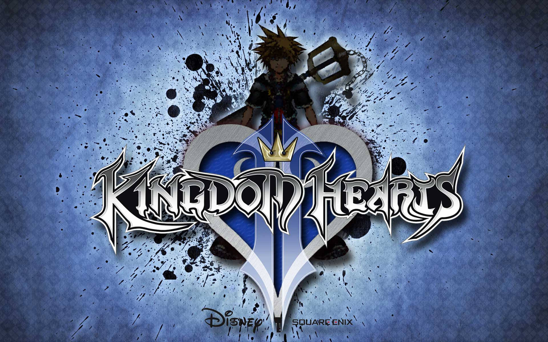 Kaunis kuvitus Kingdom Hearts -logosta Taustakuvat