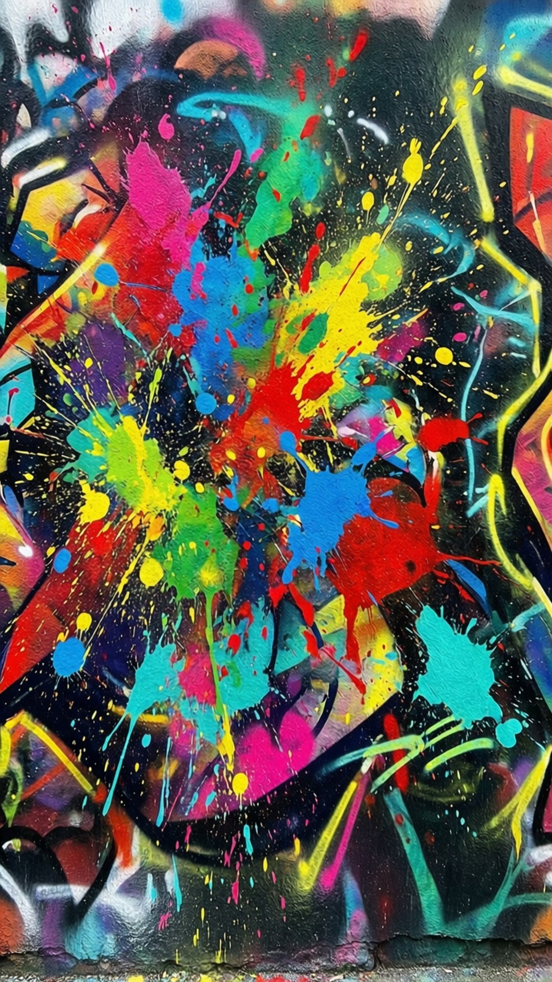 Kaupunkigraffitin roiske Taustakuvat