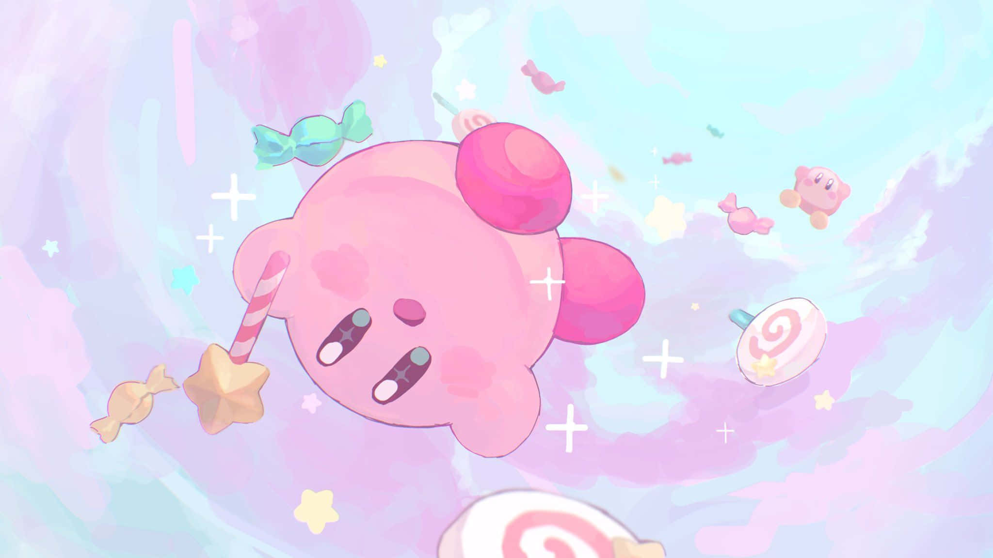 Kawaii Aesthetic Kirby -videopeli Taustakuvat