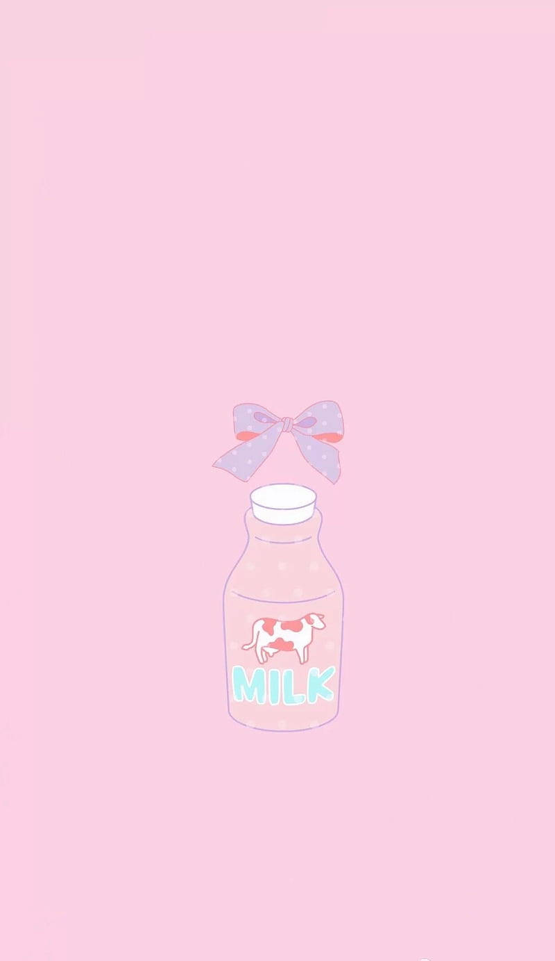 Kawaii HD Maitopullo Taustakuvat