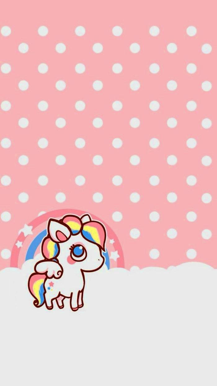 Kawaii yksisarvinen valokuvakansi taustakuva