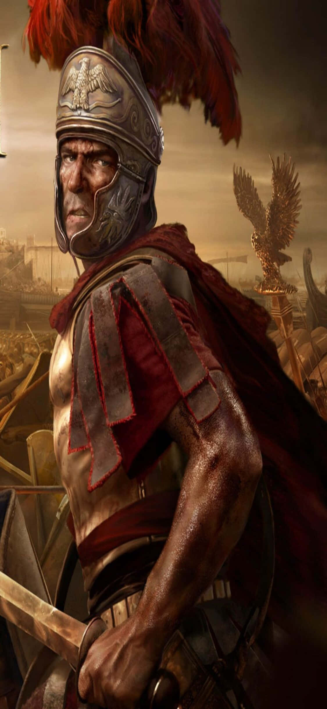 Käy eeppisiä taisteluita Total War Rome 2:ssa iPhone XS:llä Taustakuvat