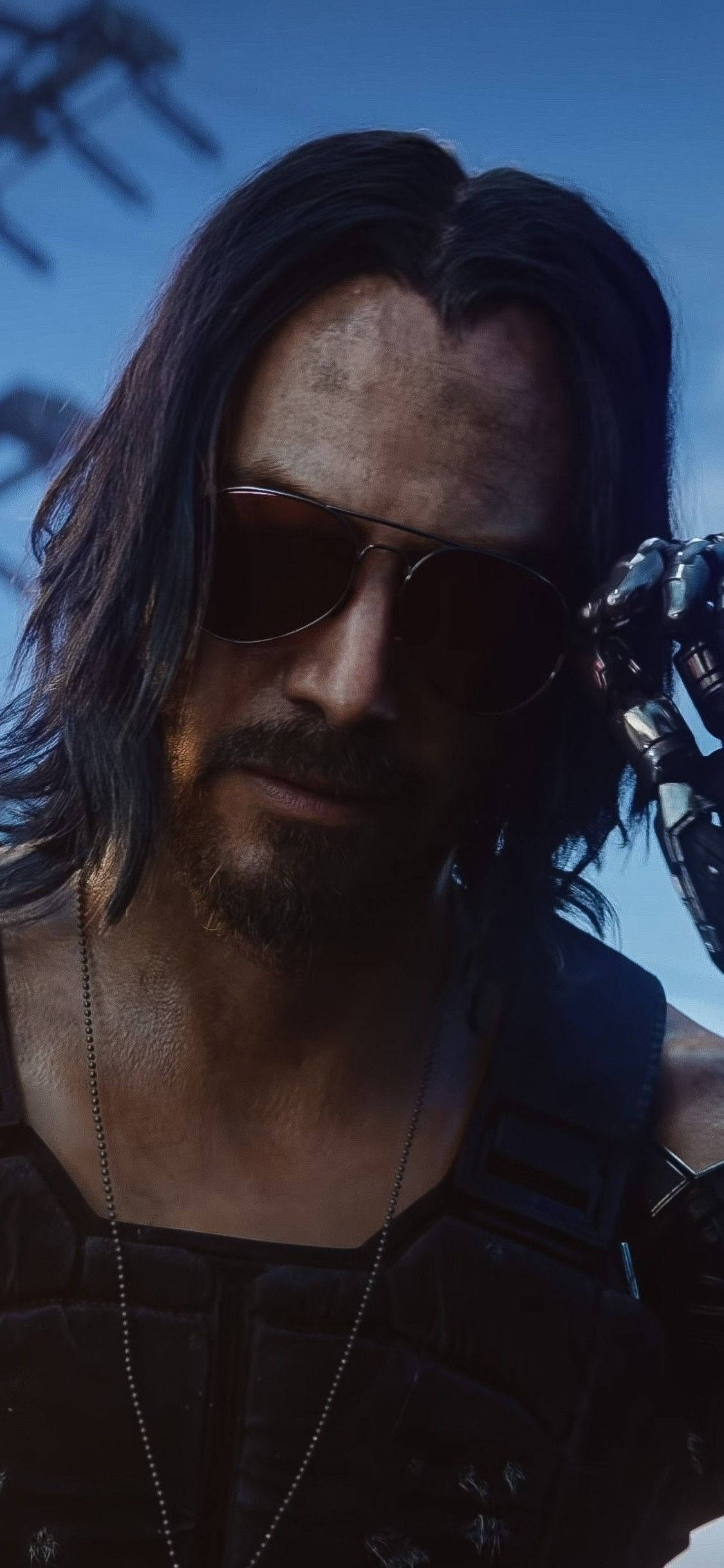 Keanu Reeves Cyberpunk 2077 -muotokuva Taustakuvat
