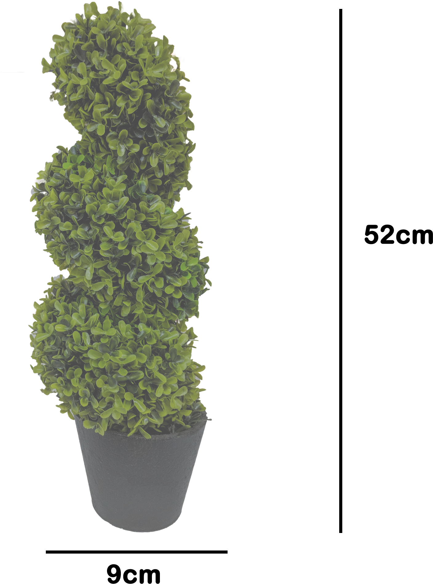Keinotekoinen topiary-kasvi 52 cm Taustakuvat