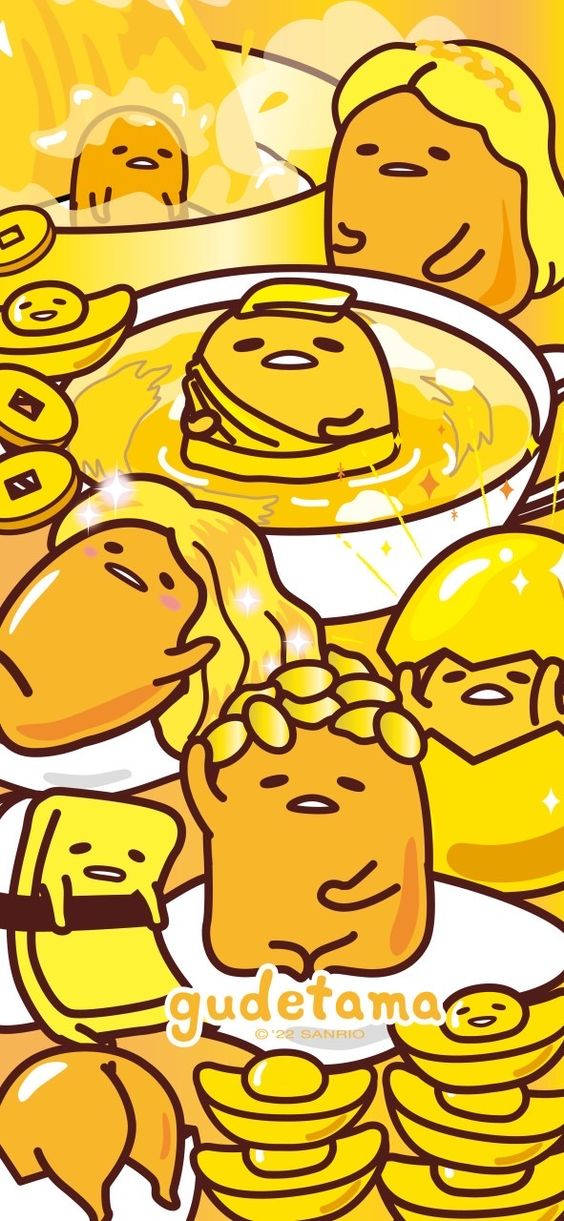 Keitetty Gudetama-estetiikka Taustakuvat