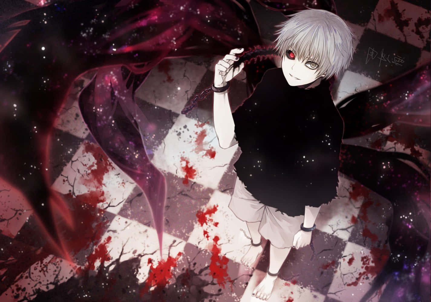 Ken Kaneki tuhatjalkaismuoto Tokyo Ghoul anime Taustakuvat