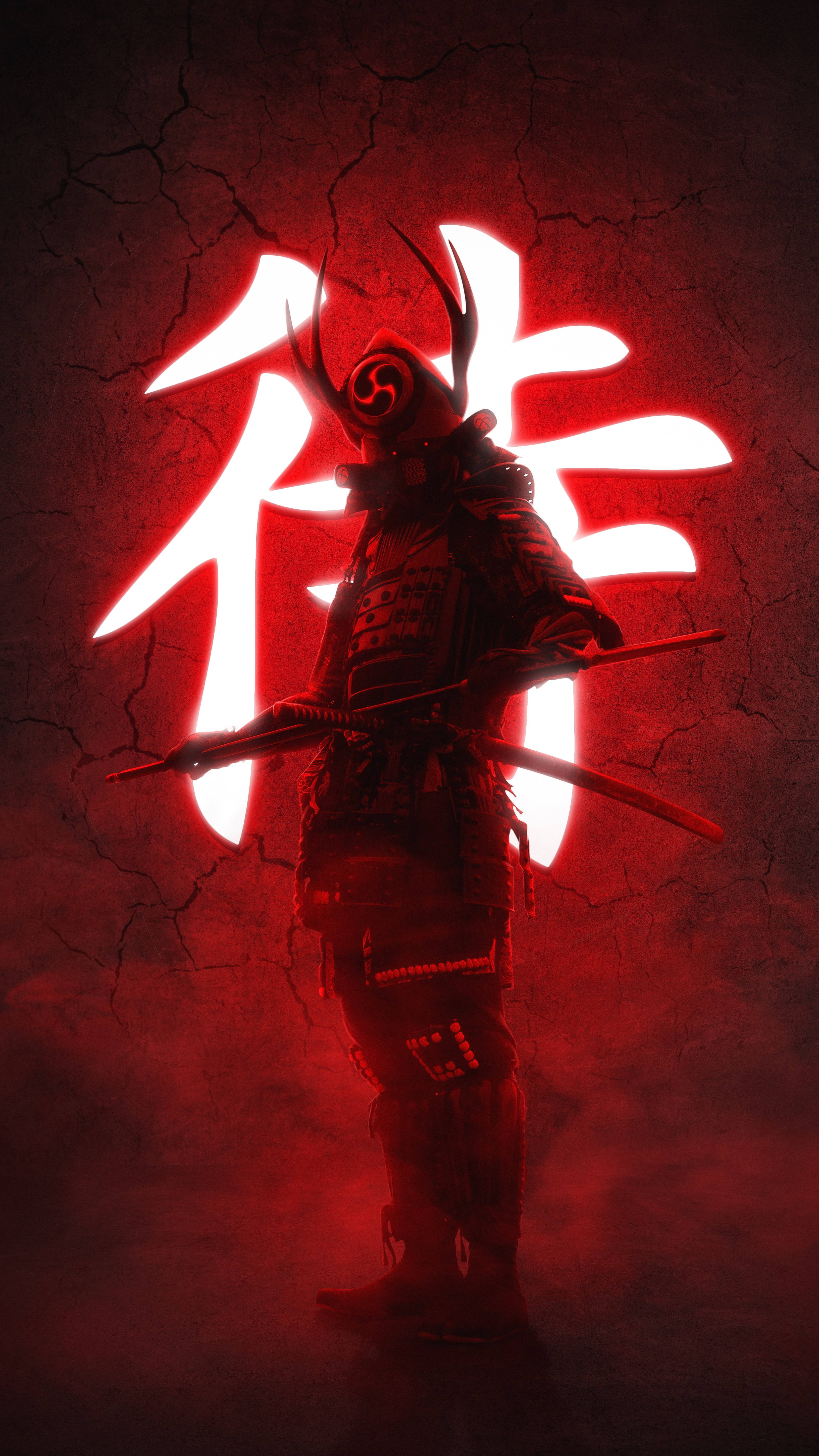 Keren Japanilainen Samurai Taustakuvat