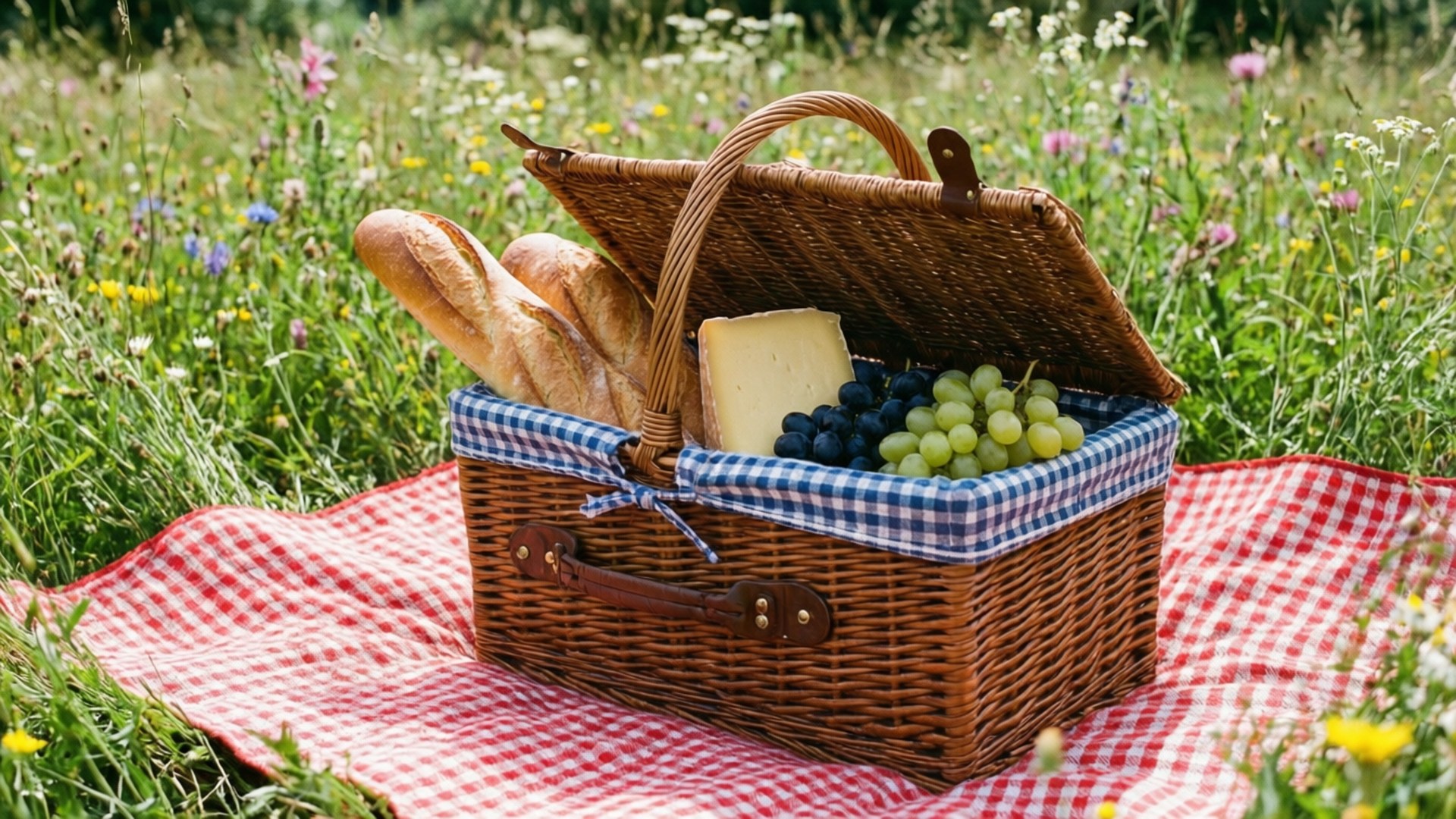 Kesäinen piknikasetelma Taustakuvat