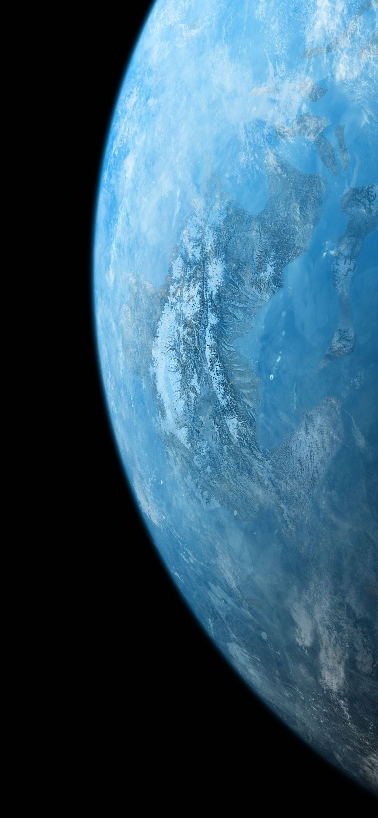 Kierrä universumia iPhone Xs Planetin kanssa Taustakuvat
