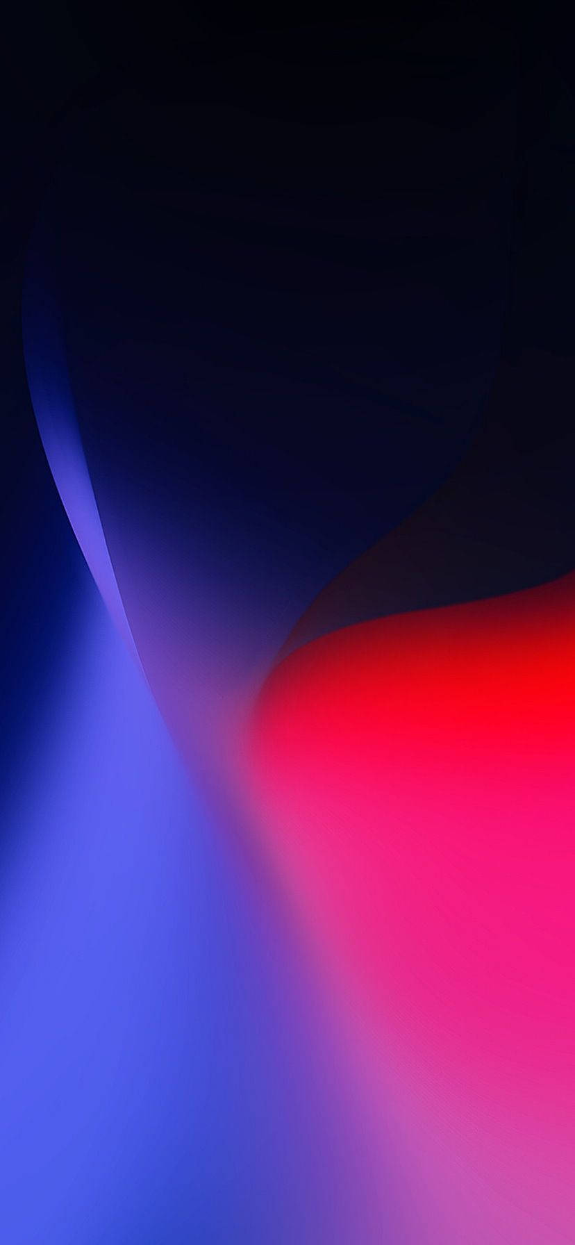Kierteinen iPhone XR sinisenä ja punaisena Taustakuvat