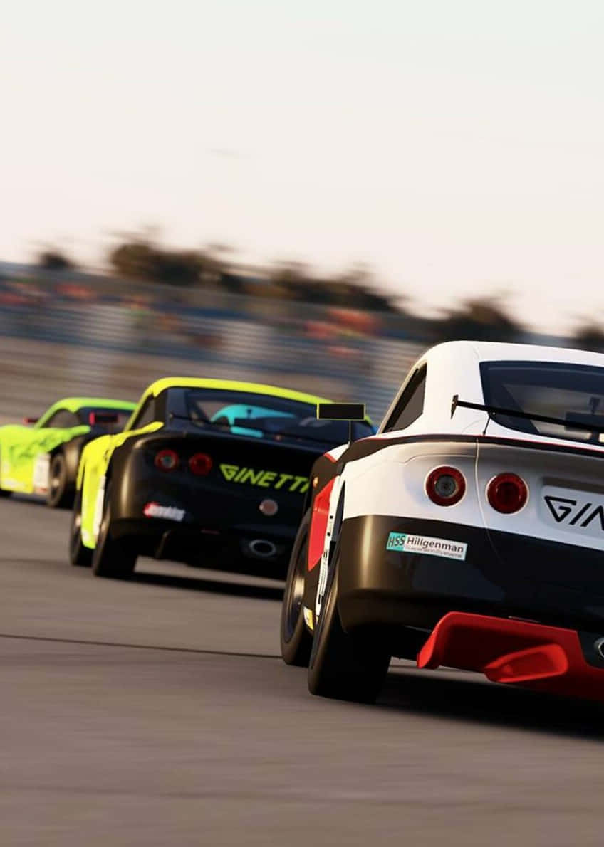 Kiihdytä radalla uudella Pixel 3XL Project Cars -pelillä. Taustakuvat