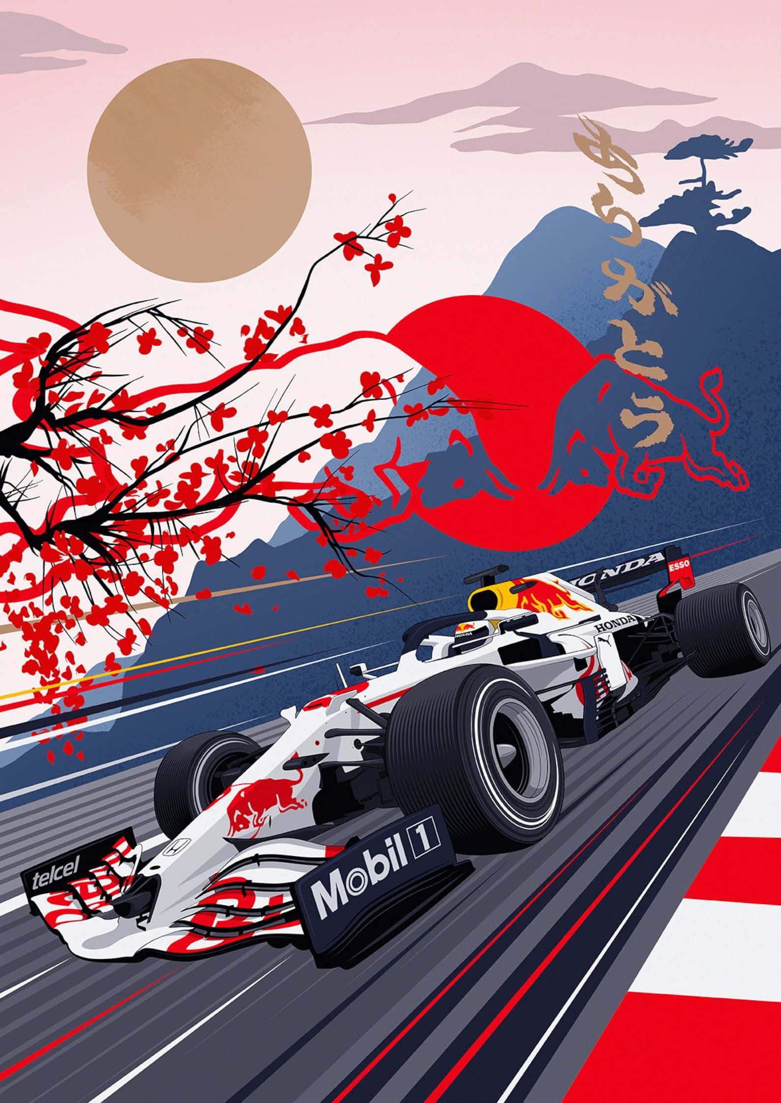 Kiitä maaliviivan ohi Formula 1:n ja iPhonen kanssa Taustakuvat