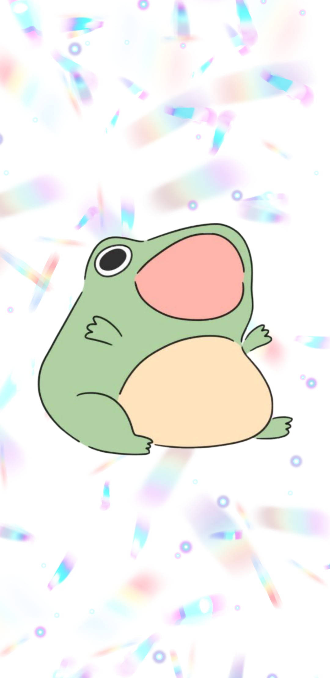 Kiljuva sammakko Kawaii iPad Taustakuvat