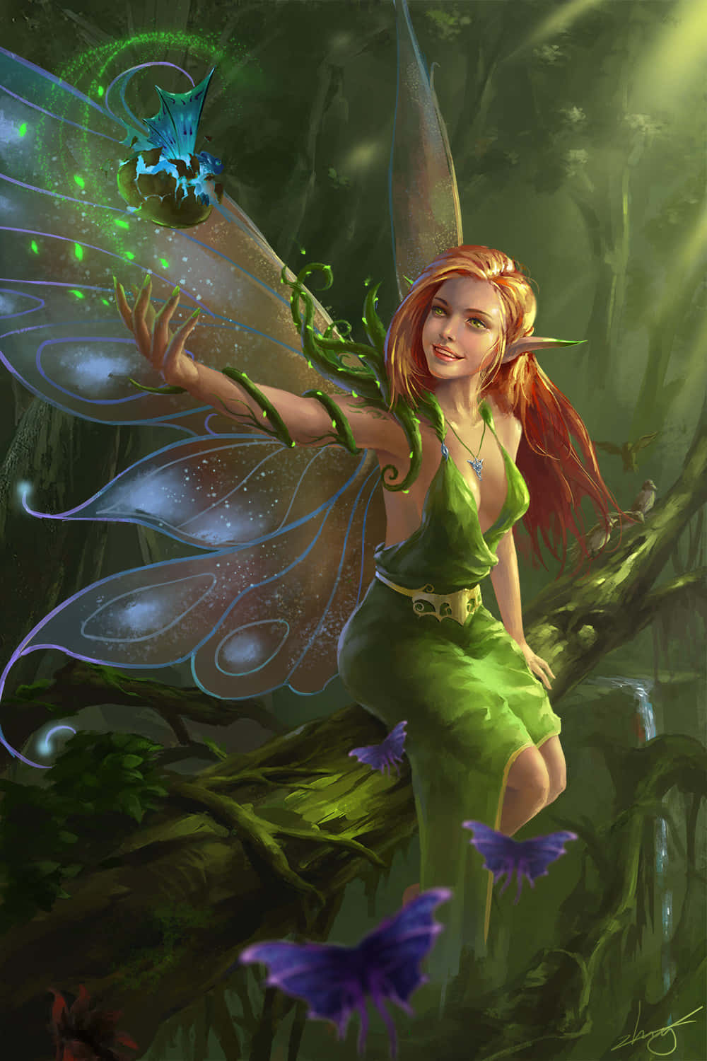 Kimaltava Fantasia Taustakuvat