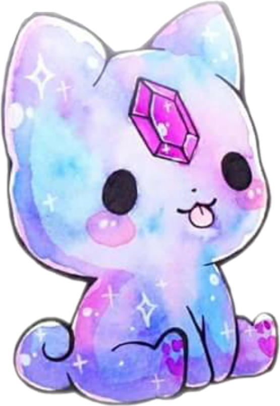 Kimalteleva Gem Kissa Kawaii.PNG Taustakuvat