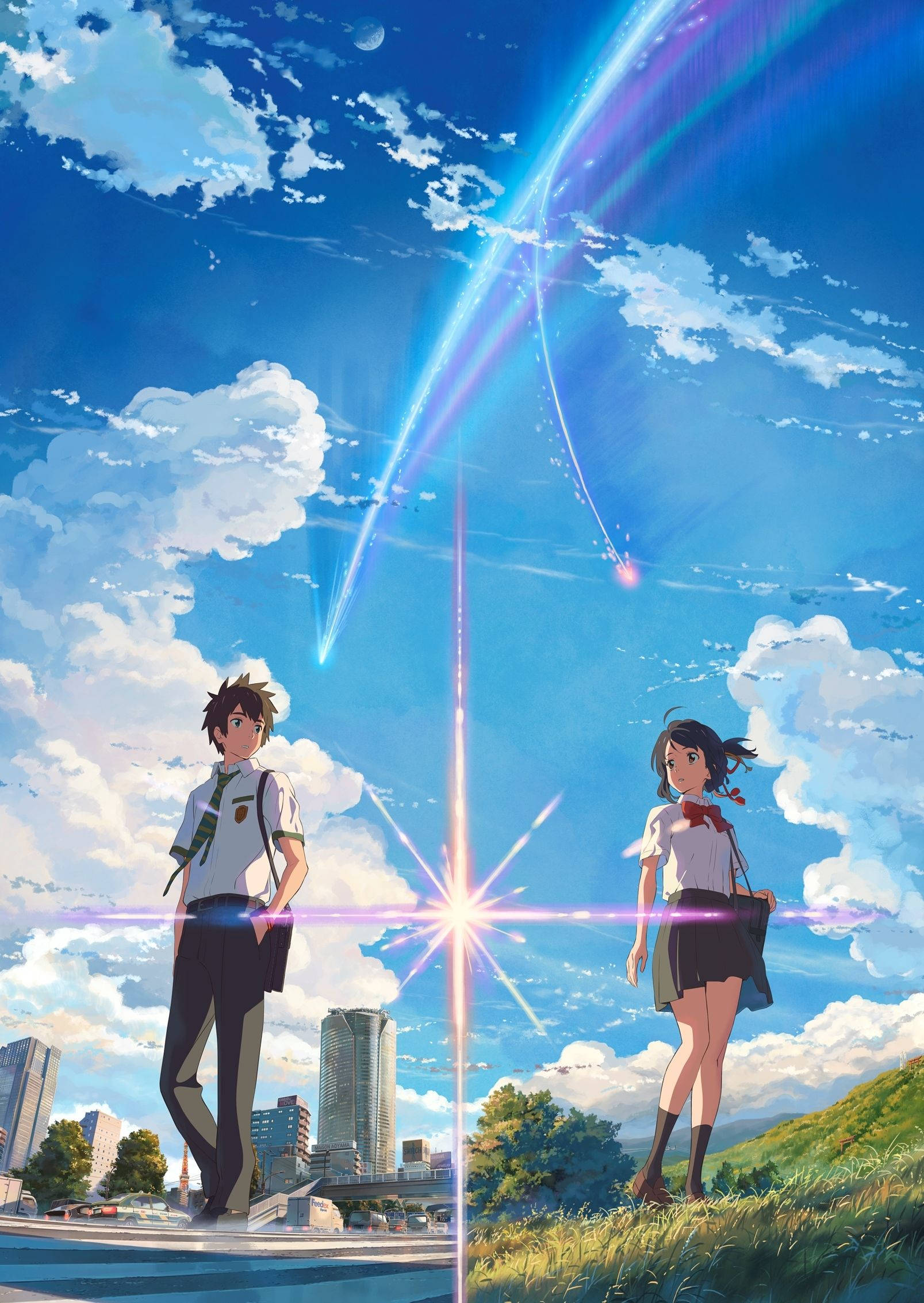 Kimi No Na Wa - Taki ja Mitsuha Taustakuvat