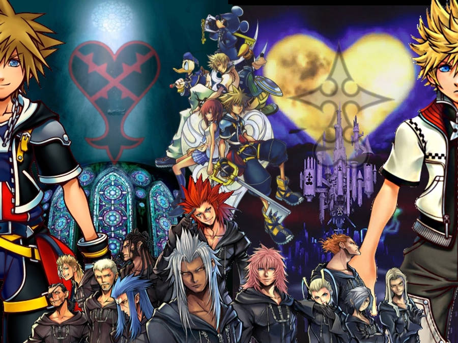 Kingdom Heart -logonäyttö Taustakuvat