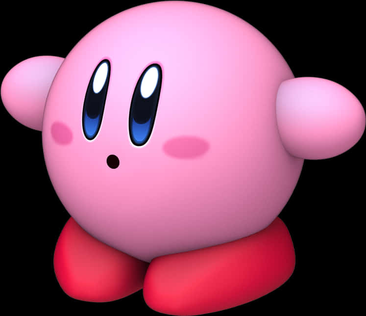 Kirby-hahmon renderöinti Taustakuvat