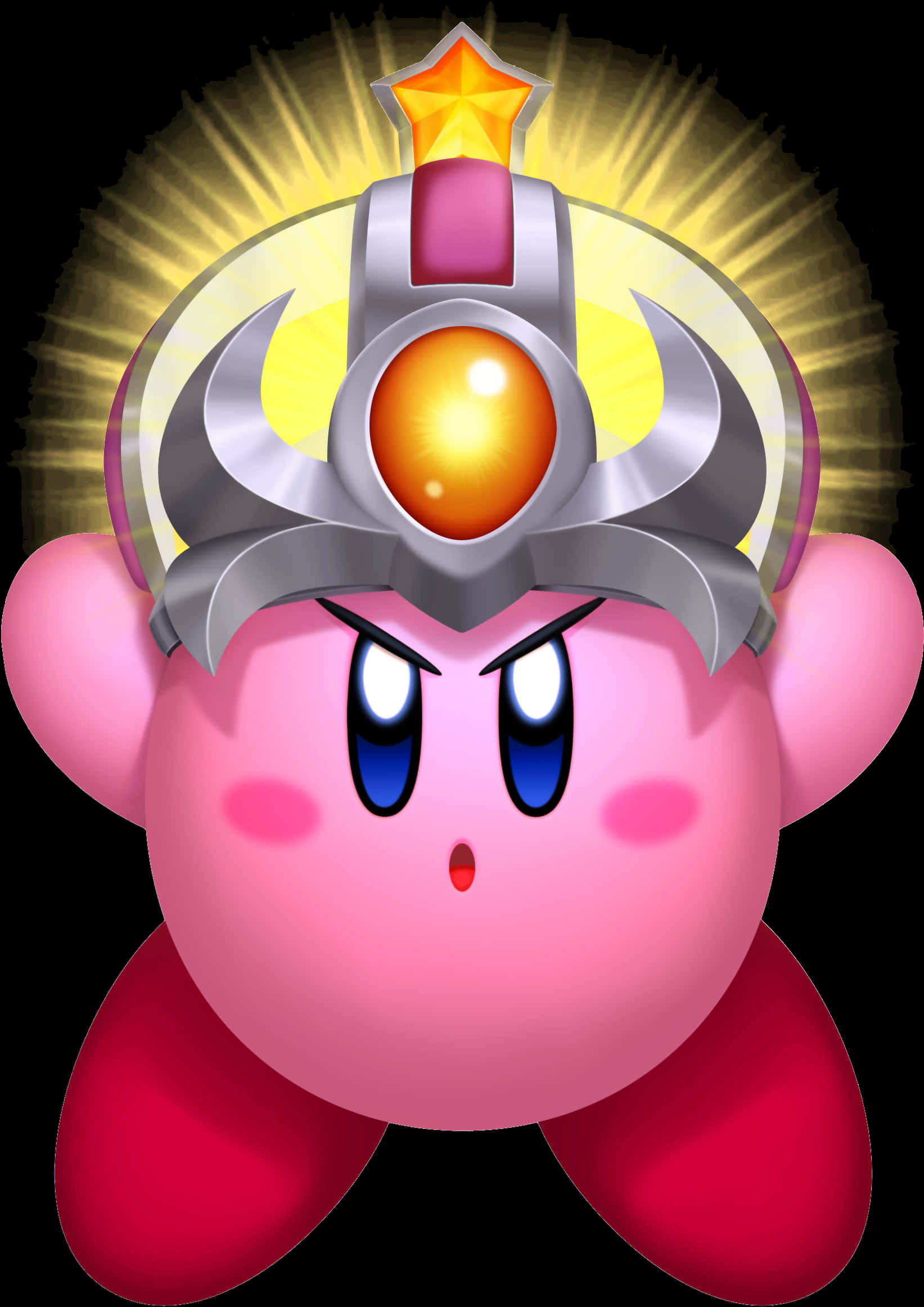 Kirby kypärässä tähtisauvan kanssa Taustakuvat