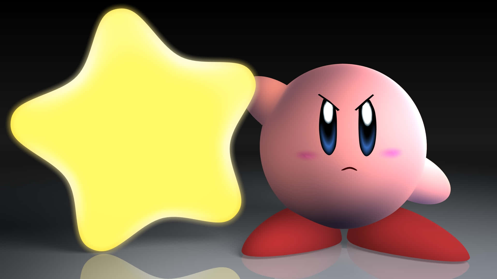 Kirby ottaa mittaa auktoriteetista tasohyppelyseikkailussaan Taustakuvat