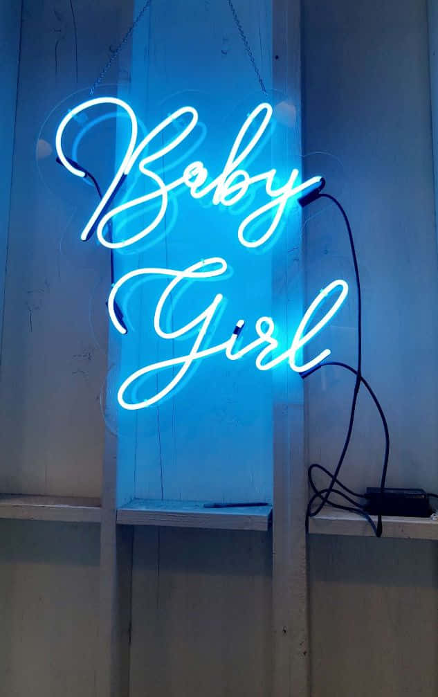 Kirkas ja rohkea neon sininen valaisi yötaivaan. Taustakuvat