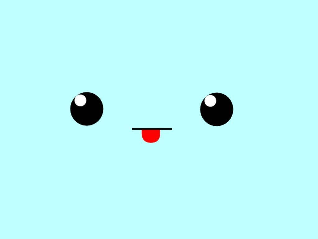 Kirkasta päiväsi pastellinsinisellä kawaii-naamalla Taustakuvat