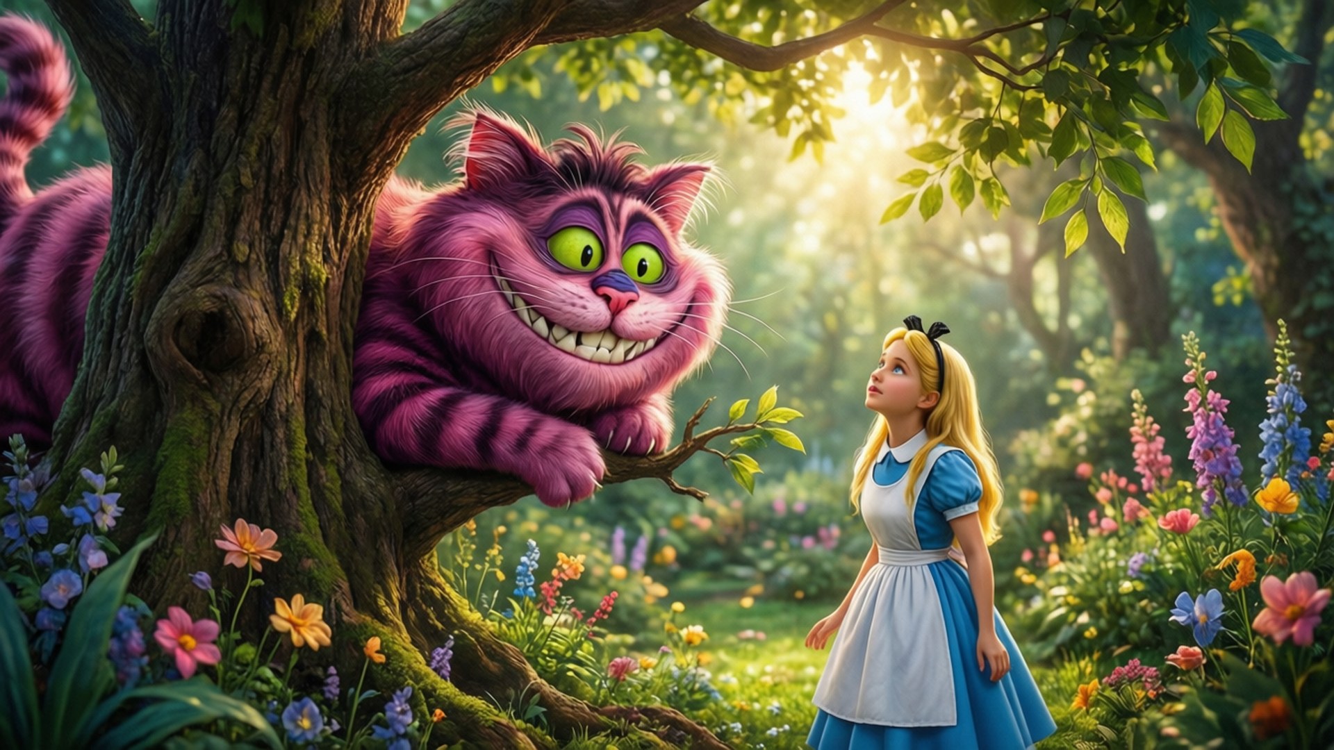 Kissa ja Alice Taustakuvat