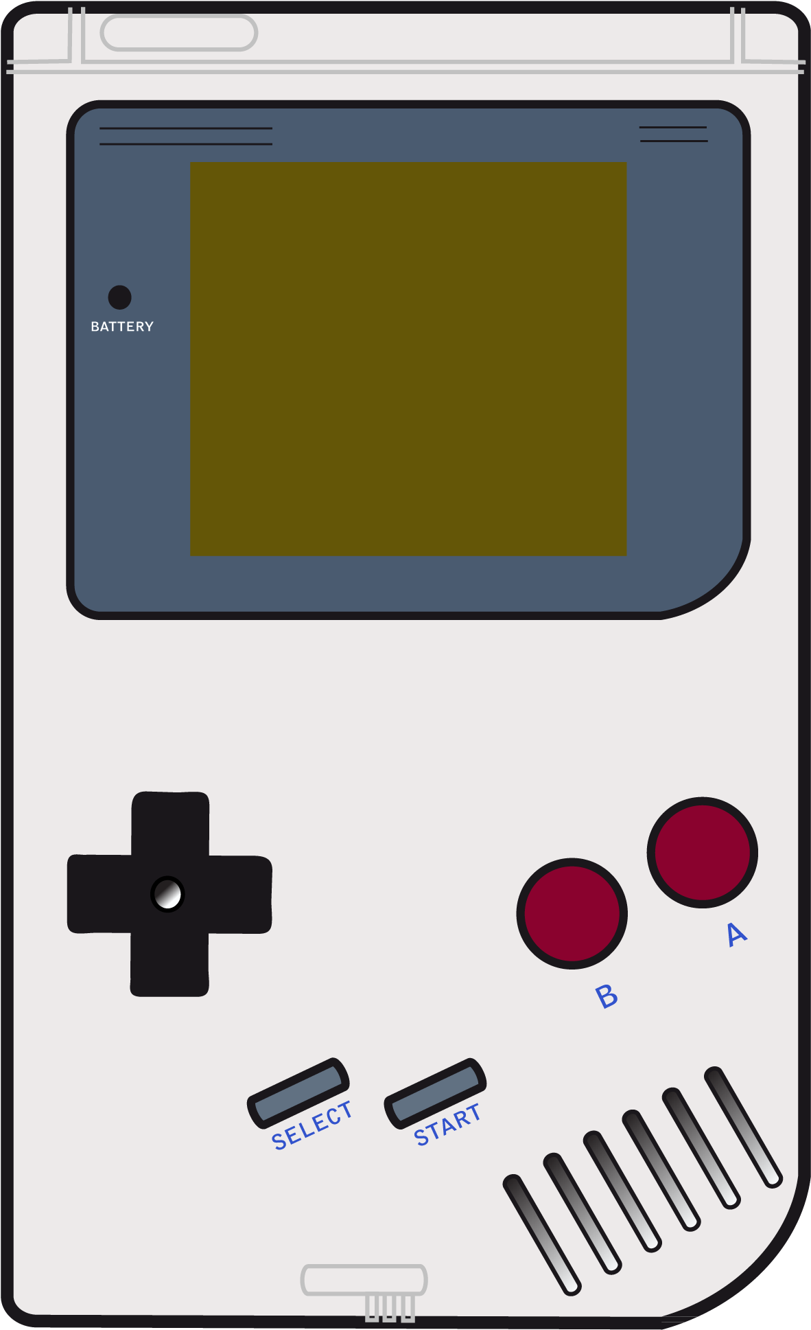Klassinen Gameboy-vektori-illustraatio Taustakuvat
