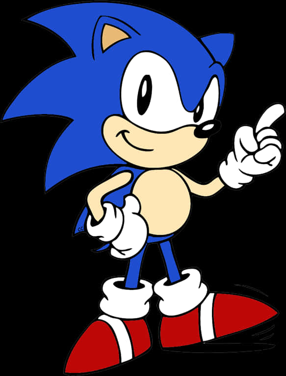 Klassinen Sonic osoittaa Taustakuvat