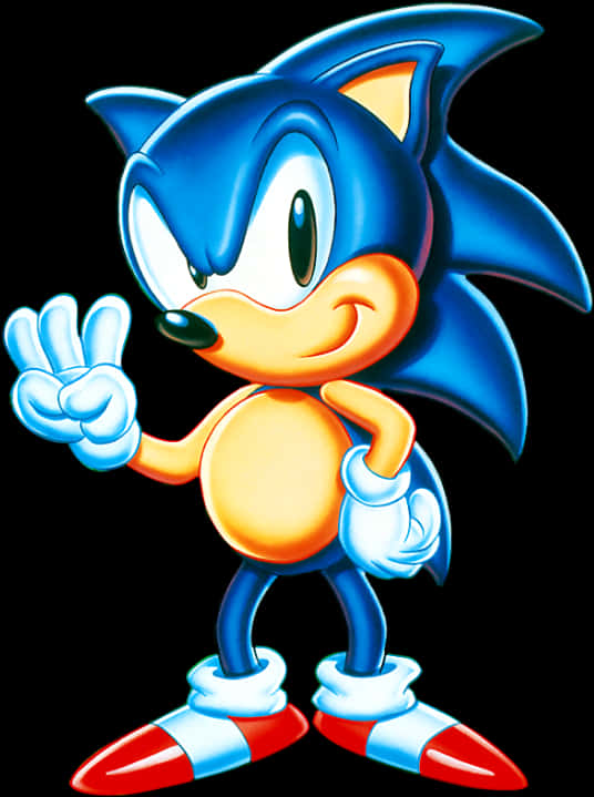 Klassinen Sonic rauhanmerkki Taustakuvat