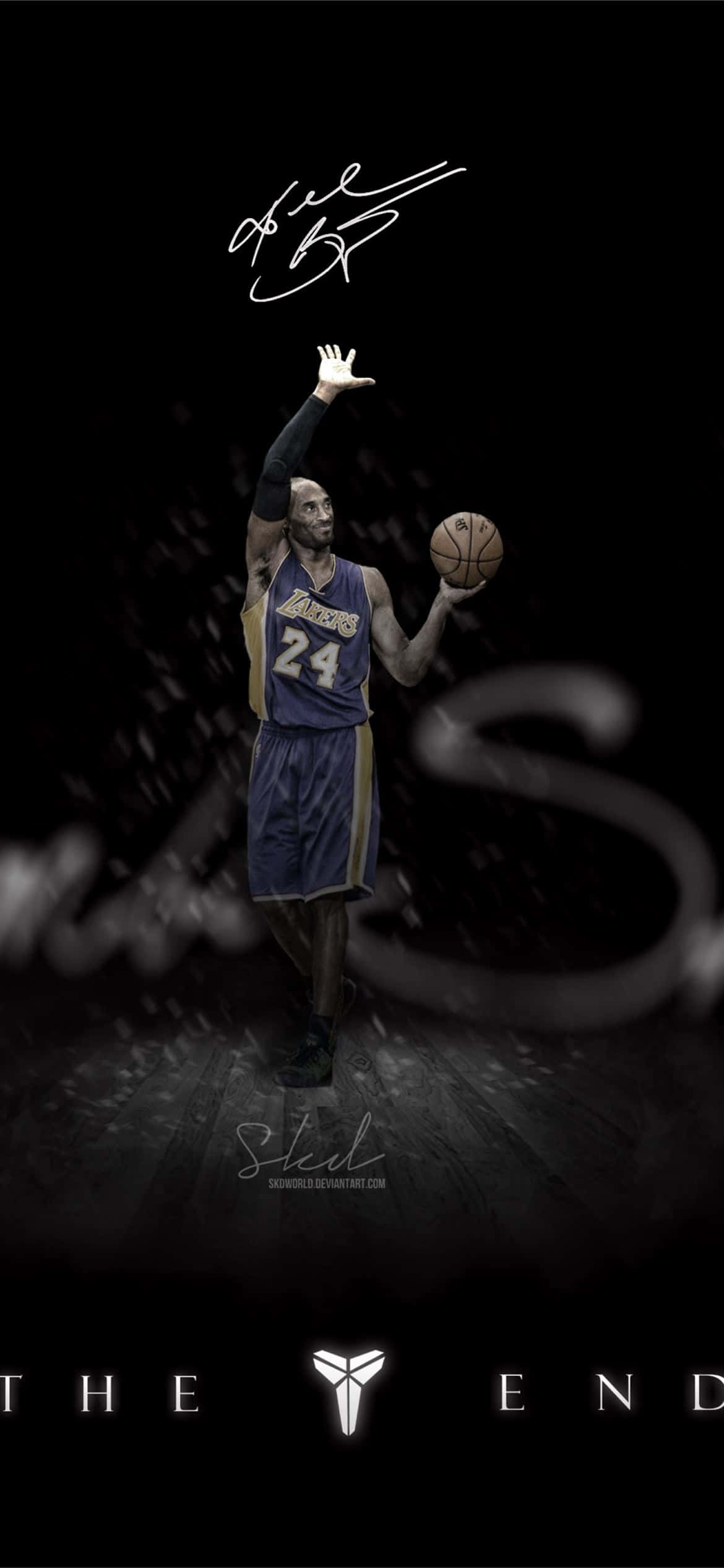Kobe Bryant kuljettaa palloa ottelun aikana Taustakuvat