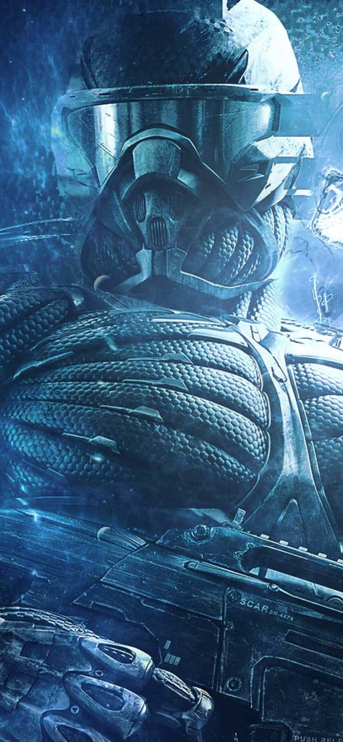 Koe Crysis 3:n poikkeuksellinen pelikokemus iPhone X:llä Taustakuvat