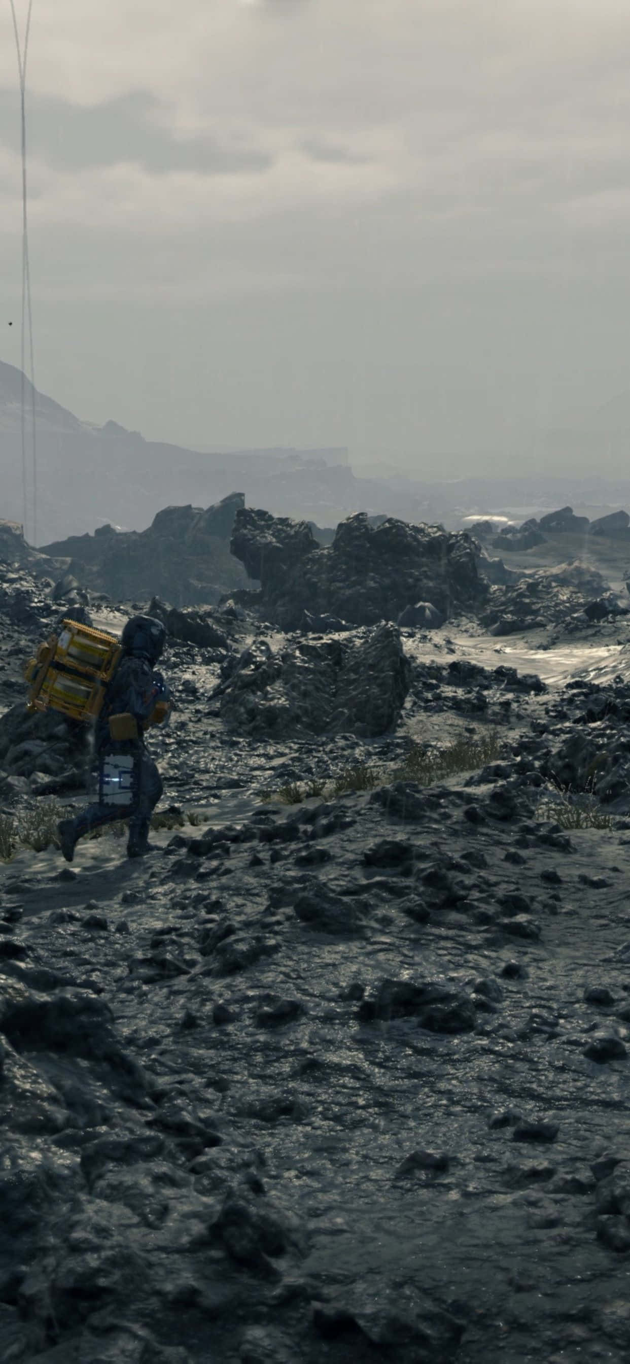 Koe Death Strandingin intensiivisyys iPhone Xs Maxilla Taustakuvat