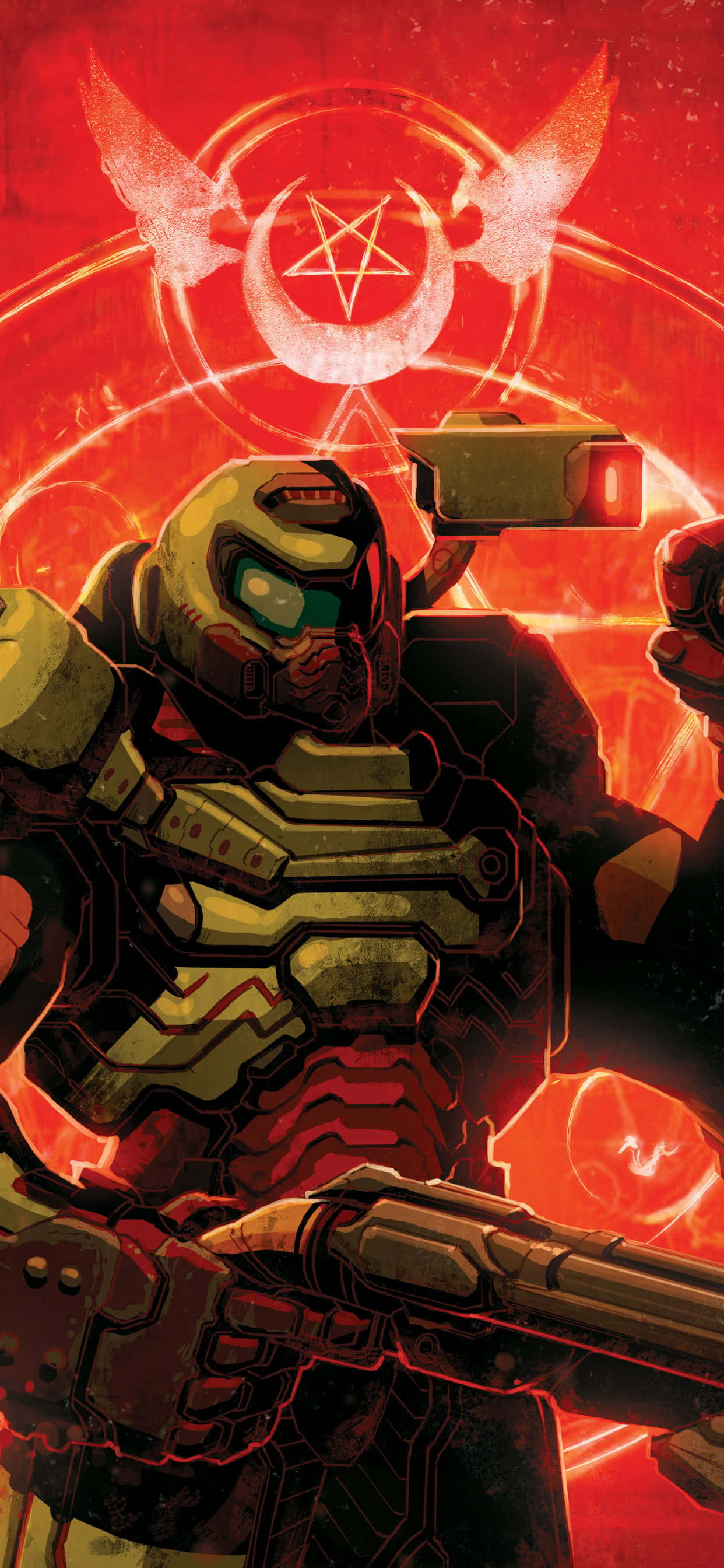 Koe Doom Eternal iPhonellasi Taustakuvat