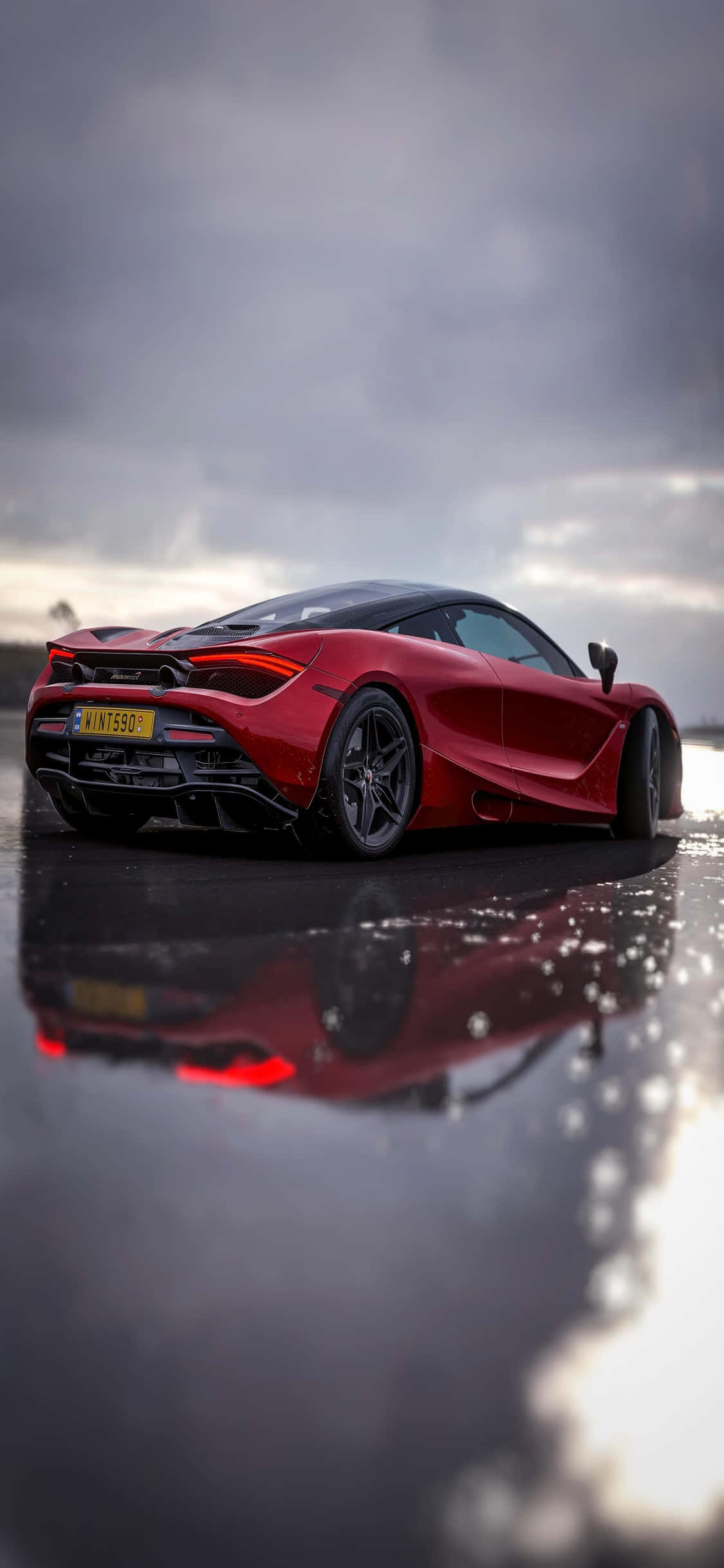 Koe iPhone Xs McLaren 720s:n nopeus ja ylellisyys Taustakuvat