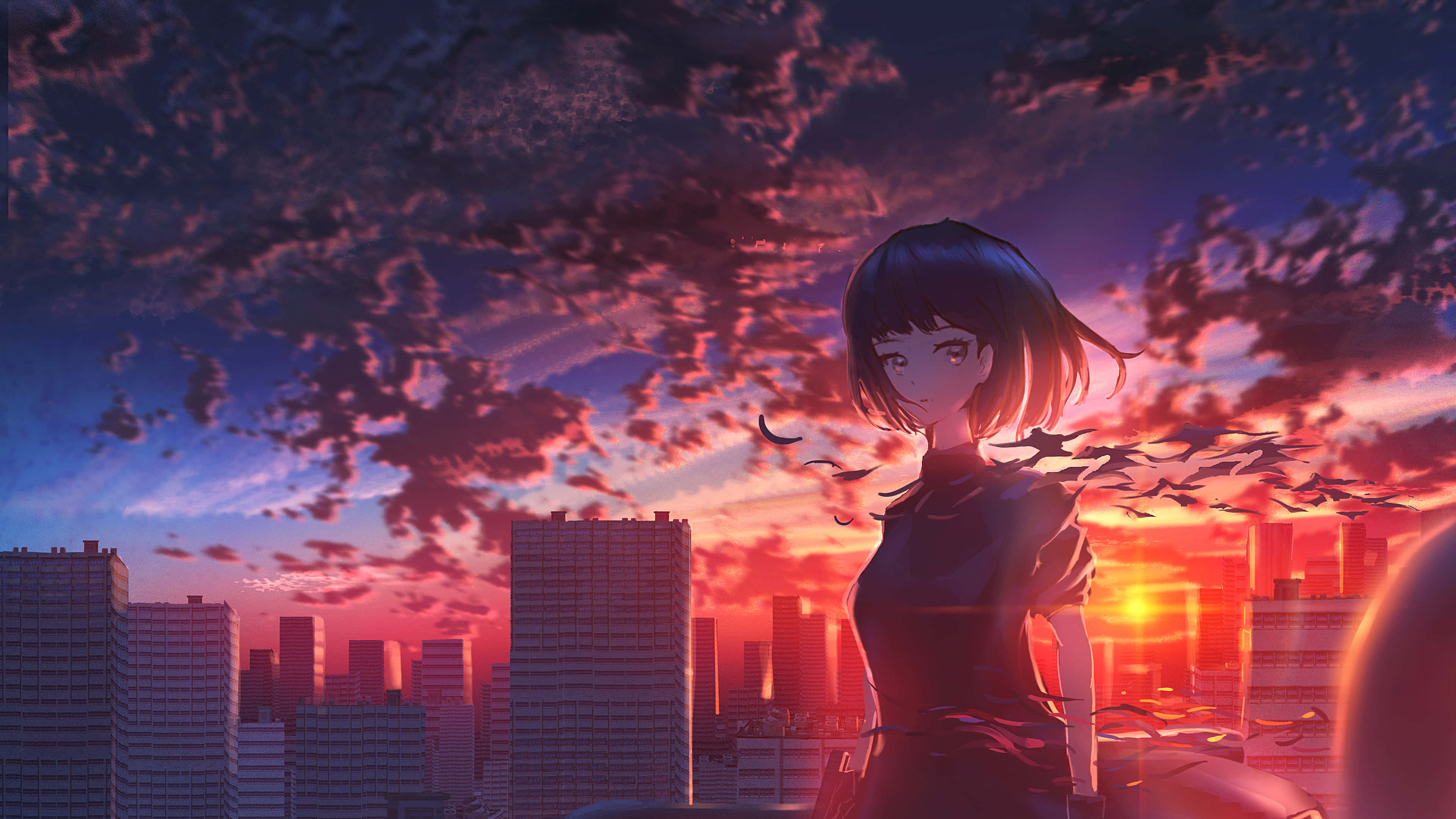 Koe korkeampi tarkkuus Anime 4K -laadulla Taustakuvat