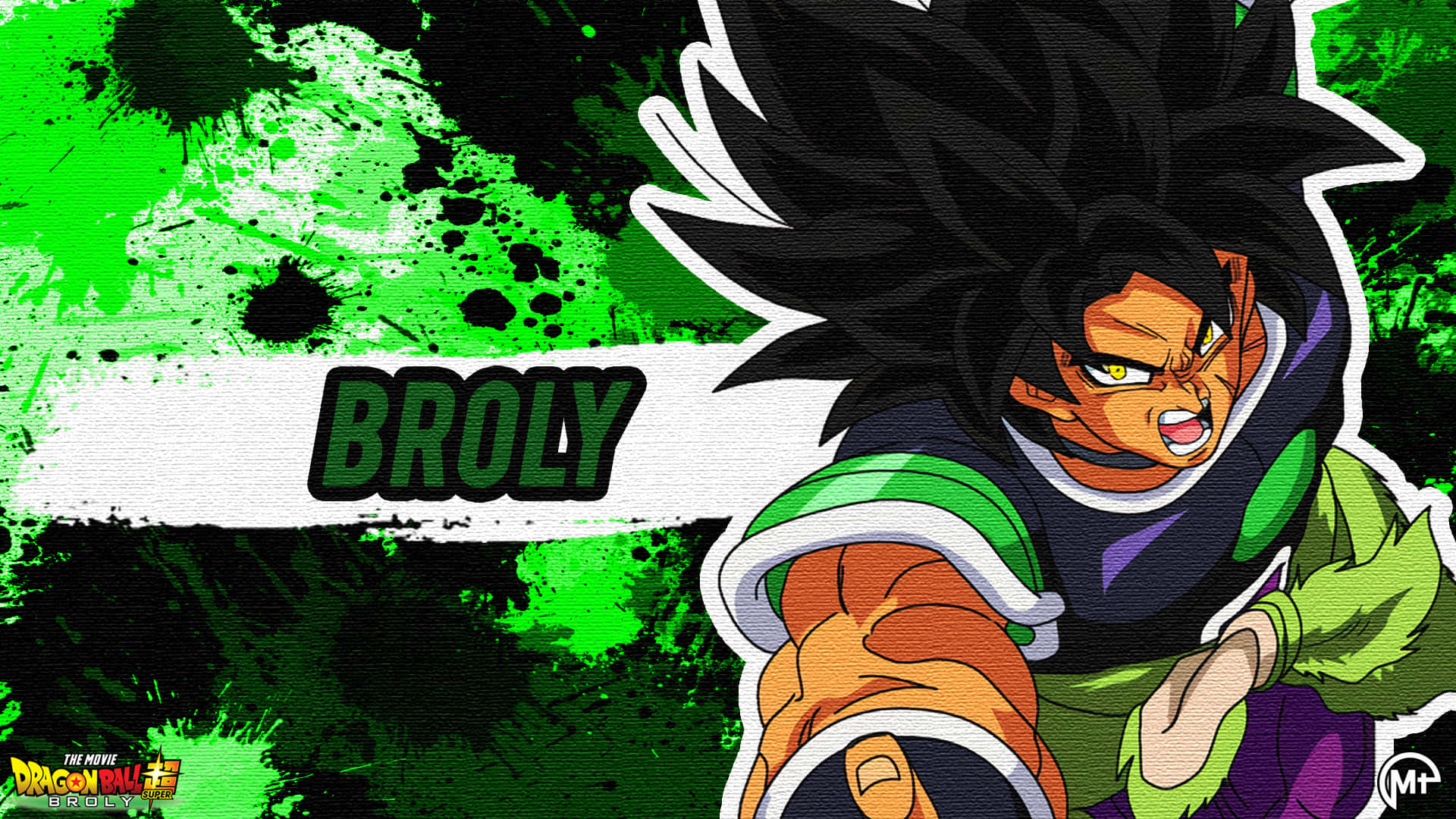 Koe legendaarisen Super Saiyan Brolyn paluu elokuvassa Dragon Ball Super: Broly. Taustakuvat