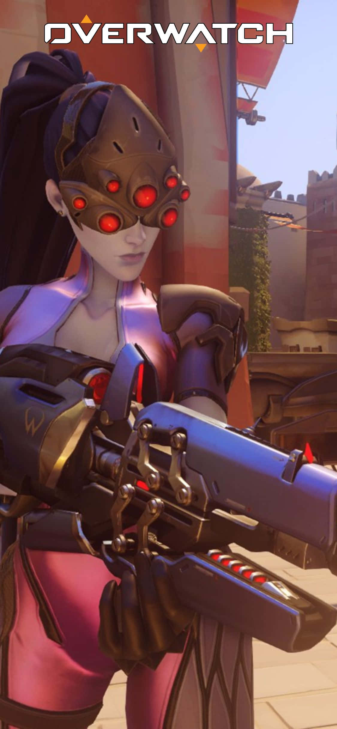 Koe Overwatch tyylikkäällä iPhone X:llä Taustakuvat