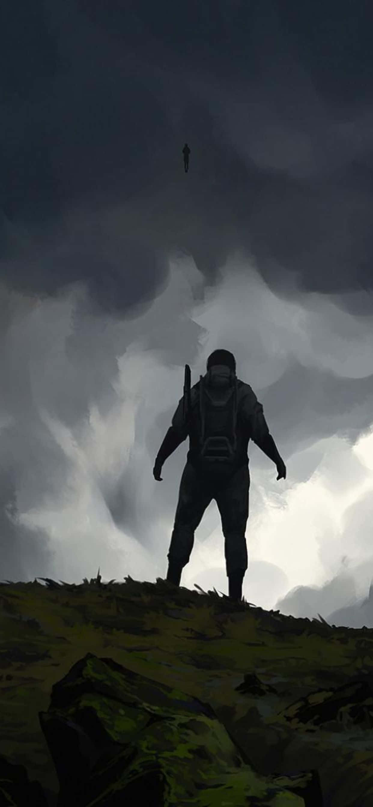 Koe pelaajan rajoitettu erä - Death Stranding iPhone Xs Max! Taustakuvat