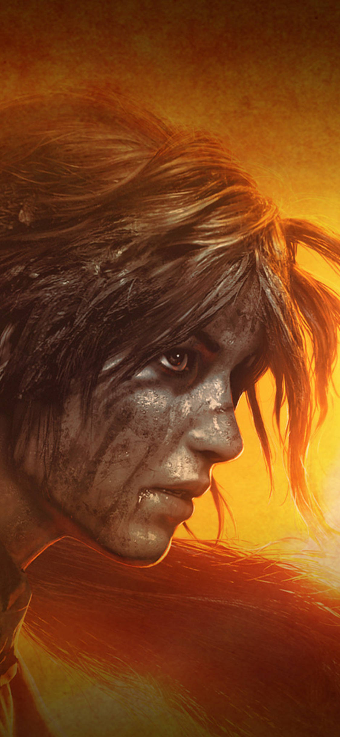 Koe seikkailuja milloin tahansa Lara Croft iPhonella Taustakuvat