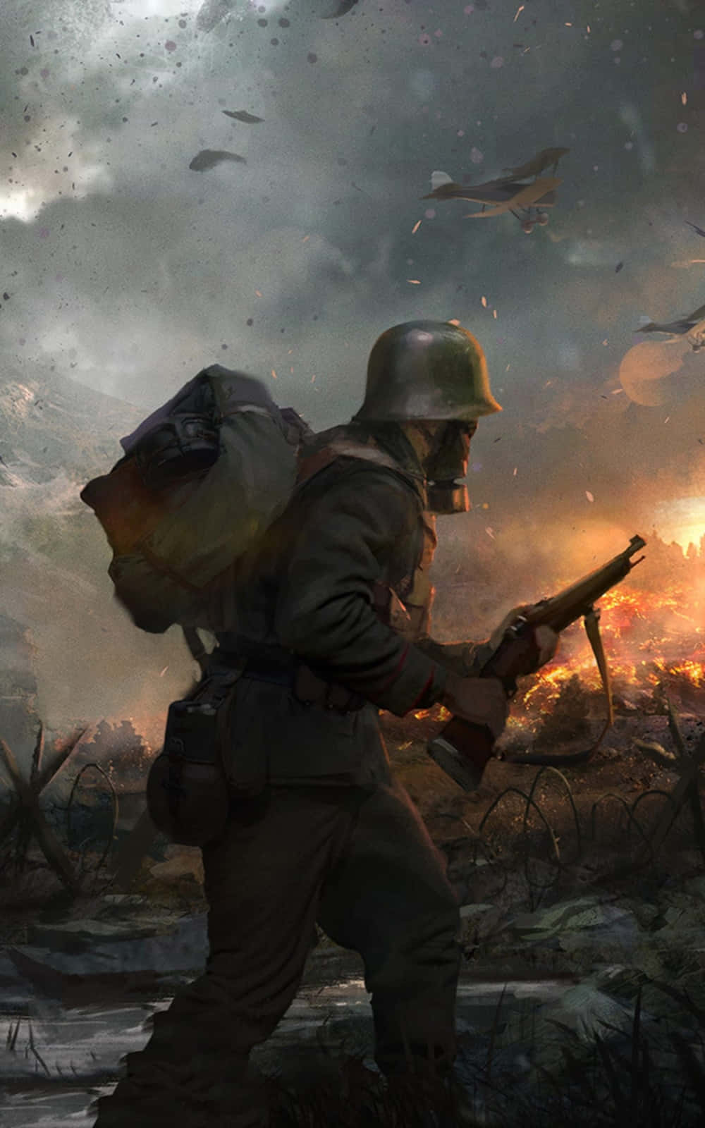Koe taistelu aivan uudella tasolla Battlefield Puhelimella Taustakuvat