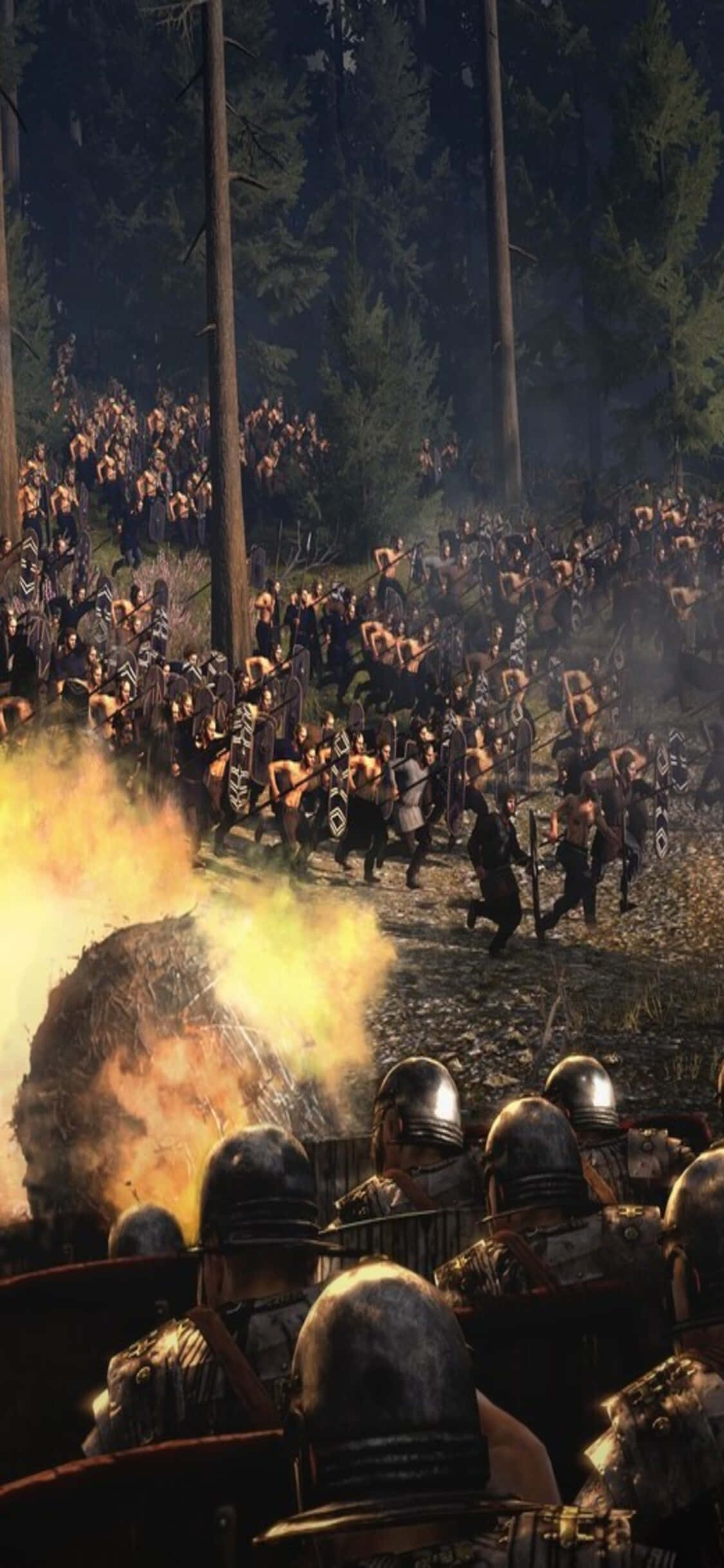 Koe Total War: Rome II:n jännitys iPhonellasi XS Taustakuvat