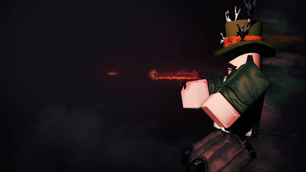 Koe Villi Länsi Robloxissa siistillä cowboy-hahmolla Taustakuvat