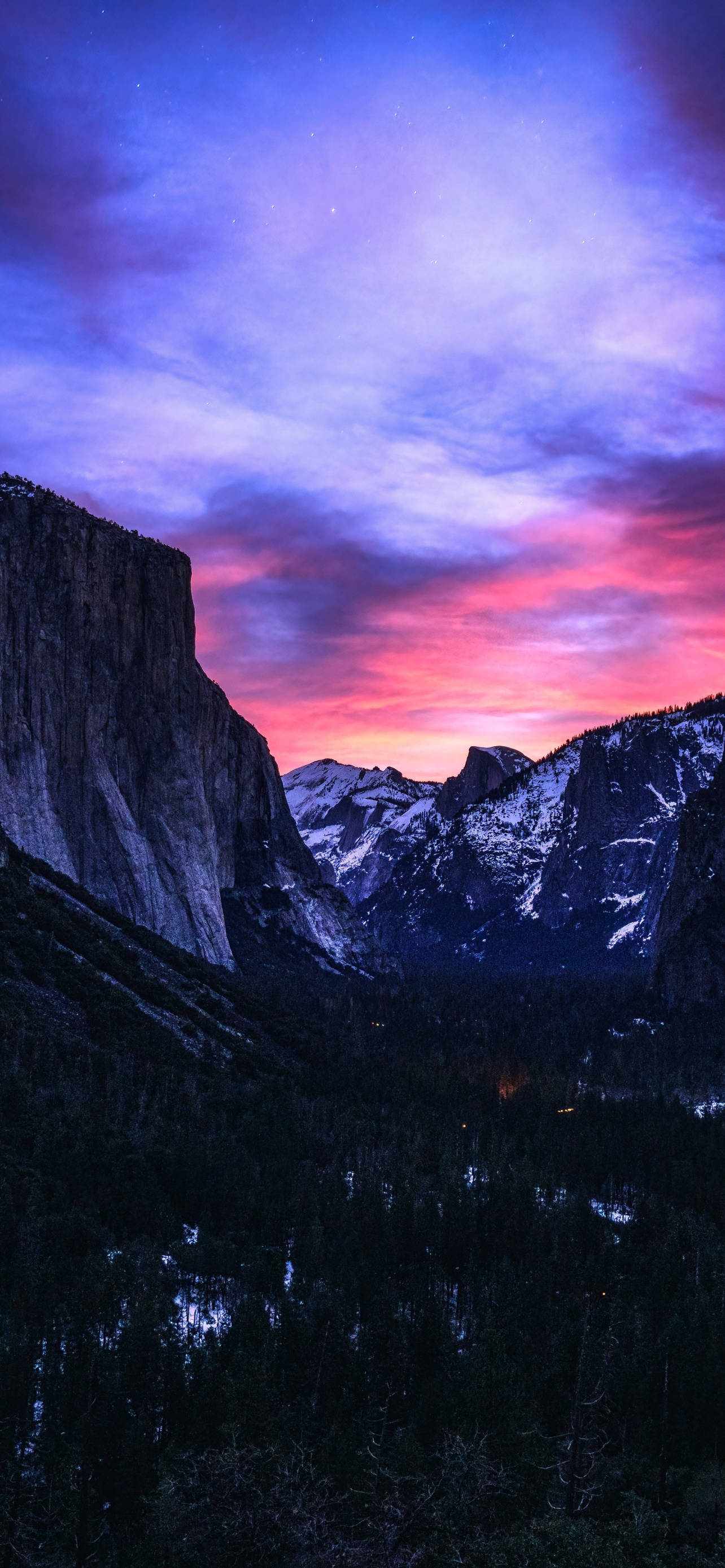 Koe Yosemiten kansallispuiston uskomaton kauneus ja mahtavuus iPhonellasi Taustakuvat