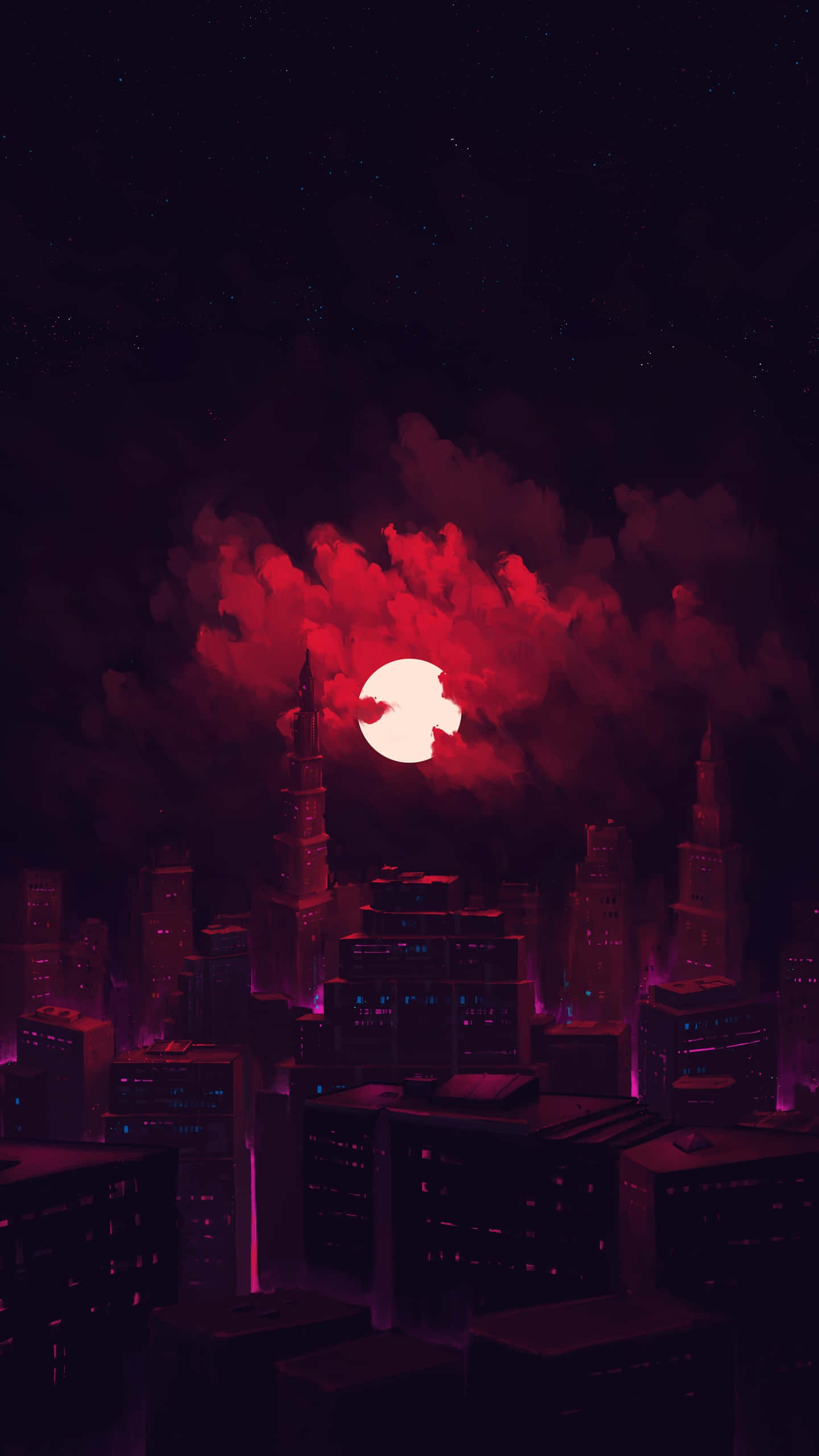 Kohtaus arvostetusta elokuvasta Dark City Taustakuvat