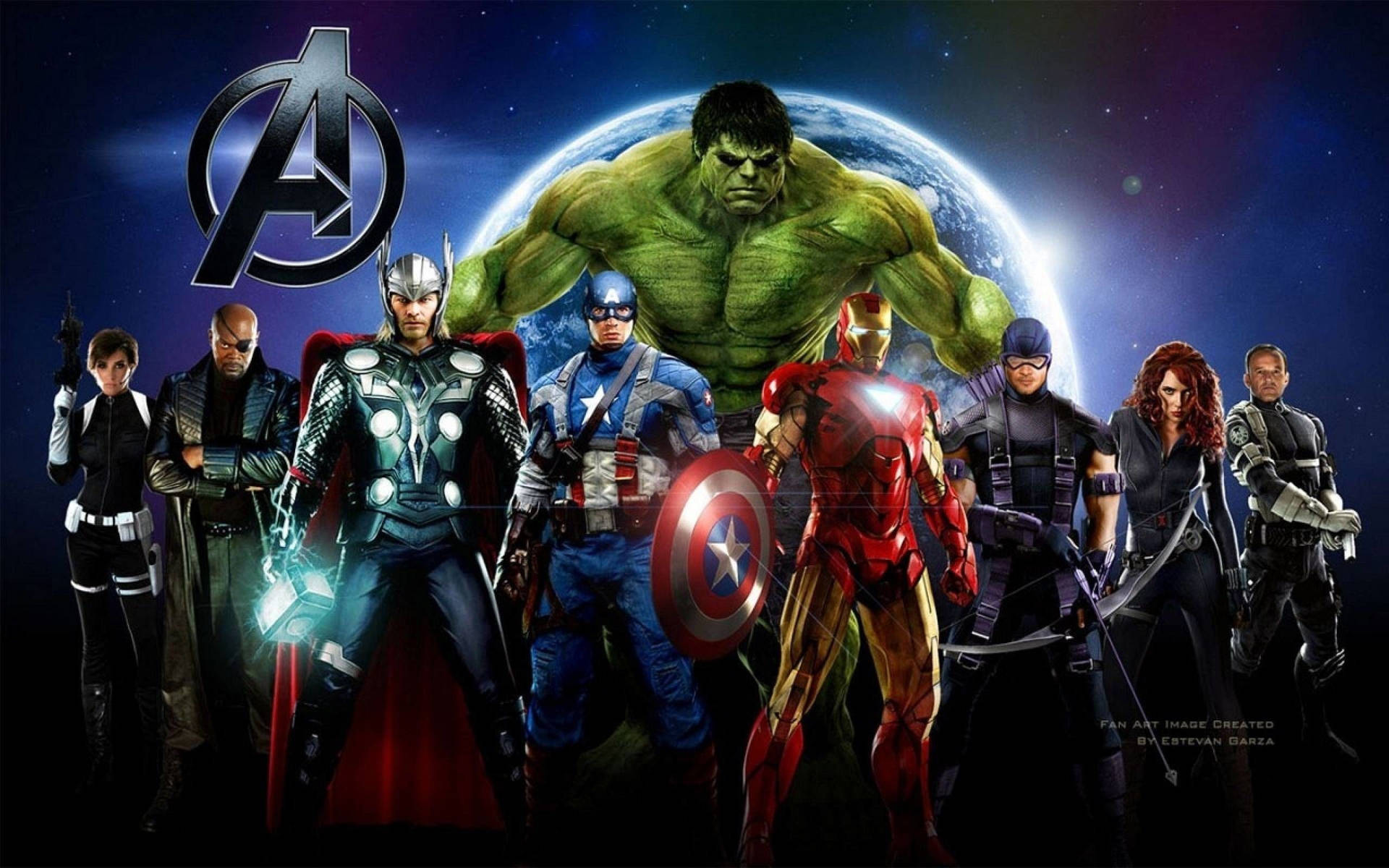 Marvel-supersankarit Hulk, Thor, Kapteeni Amerikka, Rautamies ja muita.